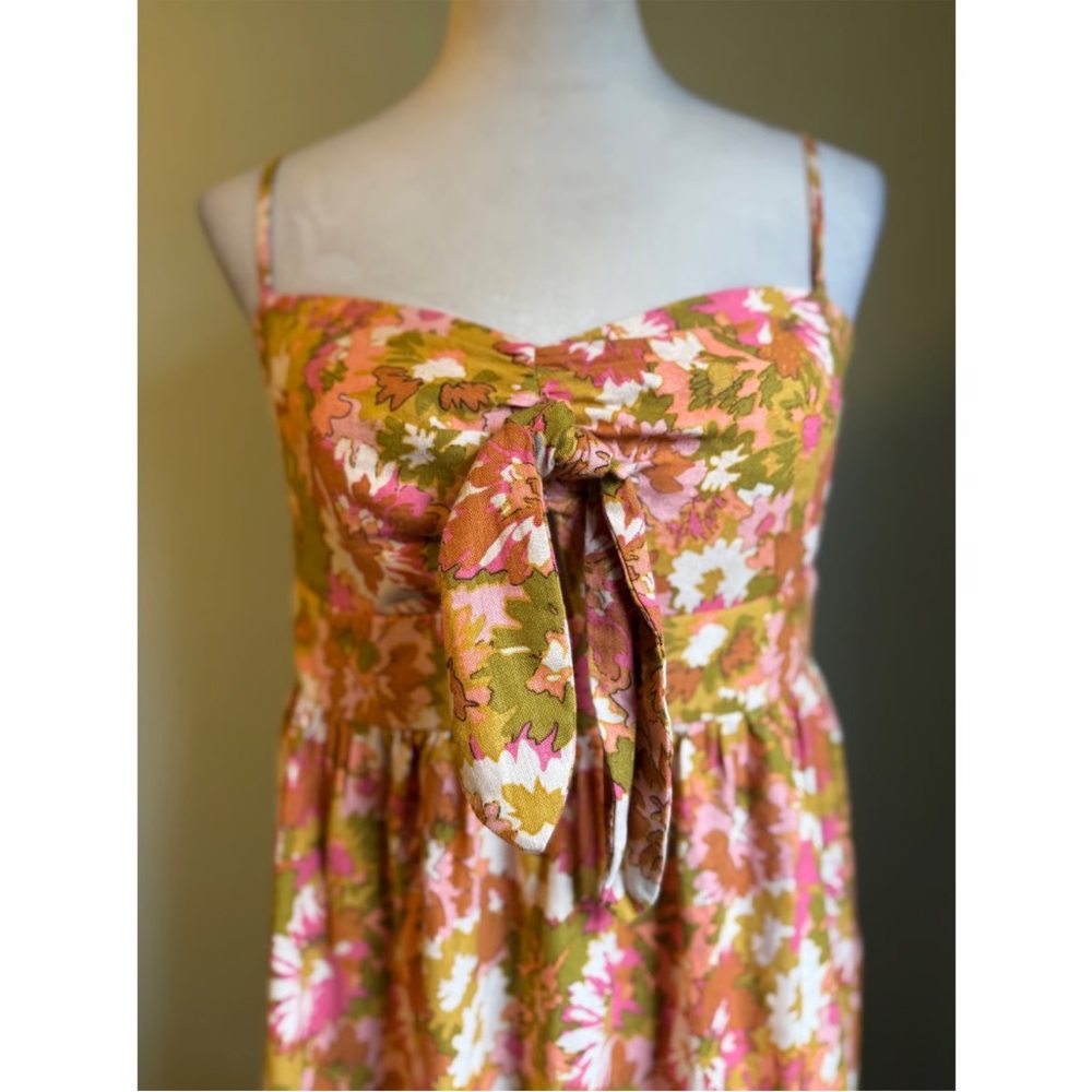New House of Harlow Tiered Floral Maxi Dress. Size L - Picture 5 of 7